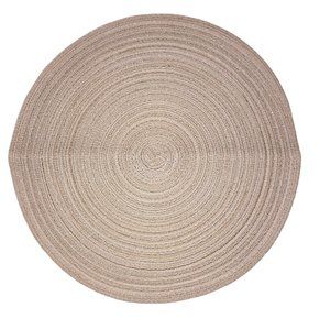 Panda Palm Round Placemats NEW Ivory White Set of 4